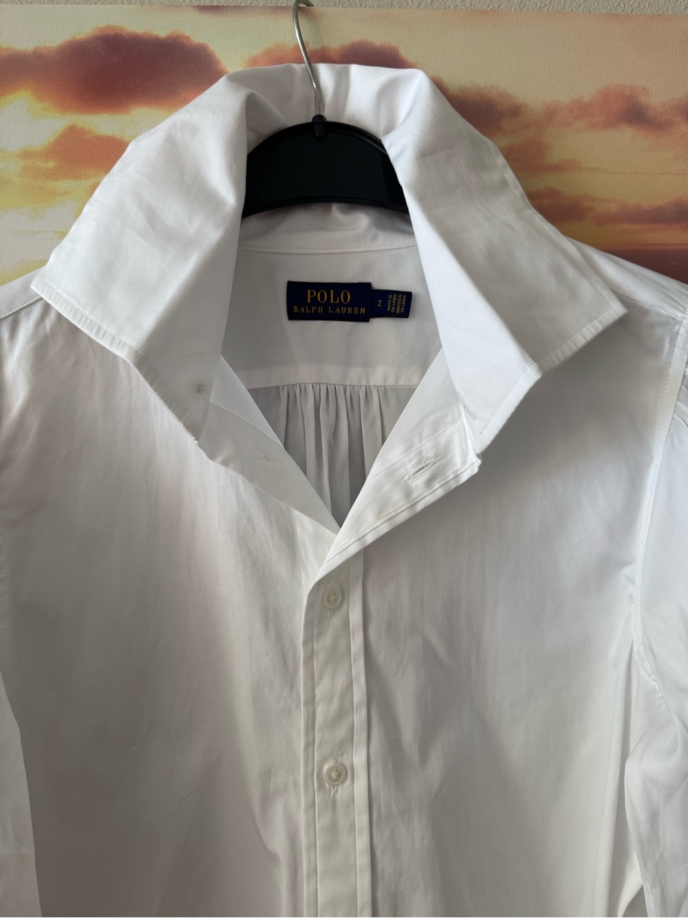 Polo Ralph Lauren Women's White Long-Sleeve Button Down Shirt/ 2/ New - Picture 3 of 12